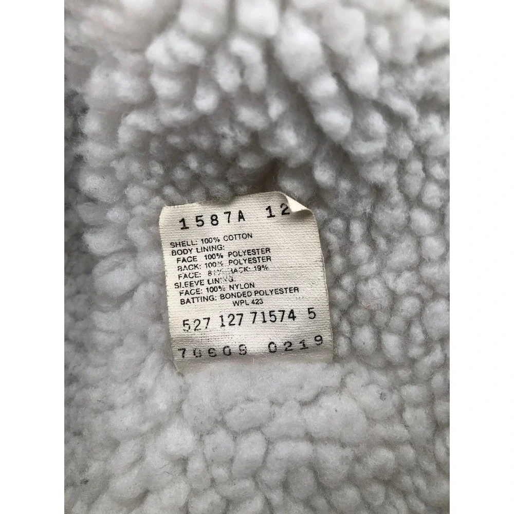 Levi's Jacket Men Size Medium Denim Trucker  Sherpa Lined Made in USA Vintage